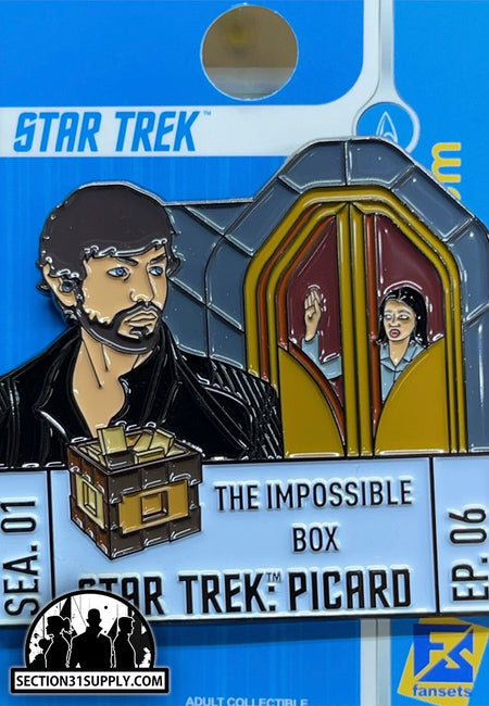 Star Trek Picard: Sea 1 Ep 6 - The Impossible Box FanSets pin