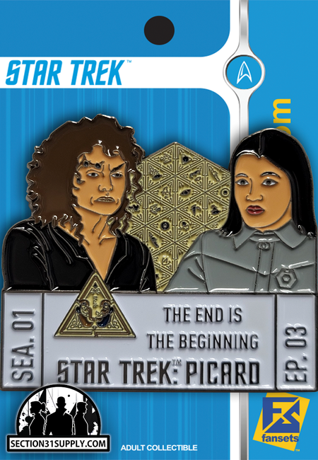 Star Trek Picard: Sea 1 Ep 3 - The End is the Beginning FanSets pin