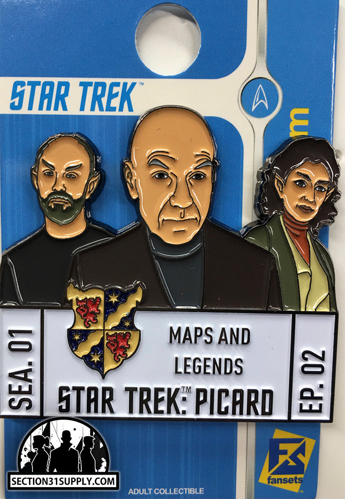 Star Trek Picard: Sea 1 Ep 2 - Maps and Legends FanSets pin