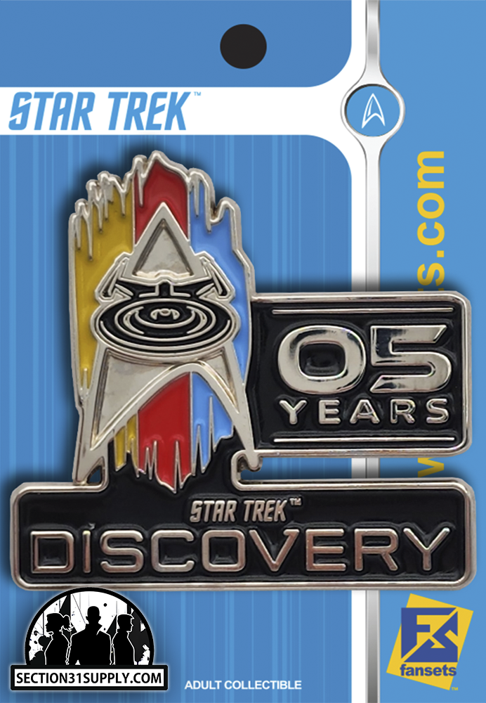 Star Trek: Discovery 5th Anniversary Logo FanSets pin
