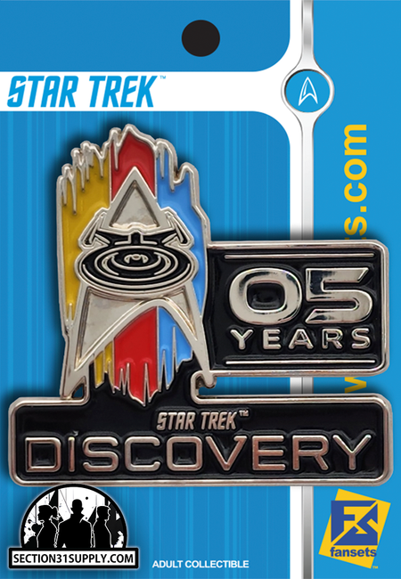 Star Trek: Discovery 5th Anniversary Logo FanSets pin