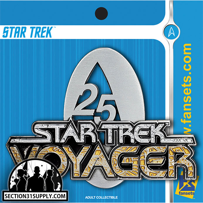 Star Trek: Voyager 25th Anniversary Logo FanSets pin