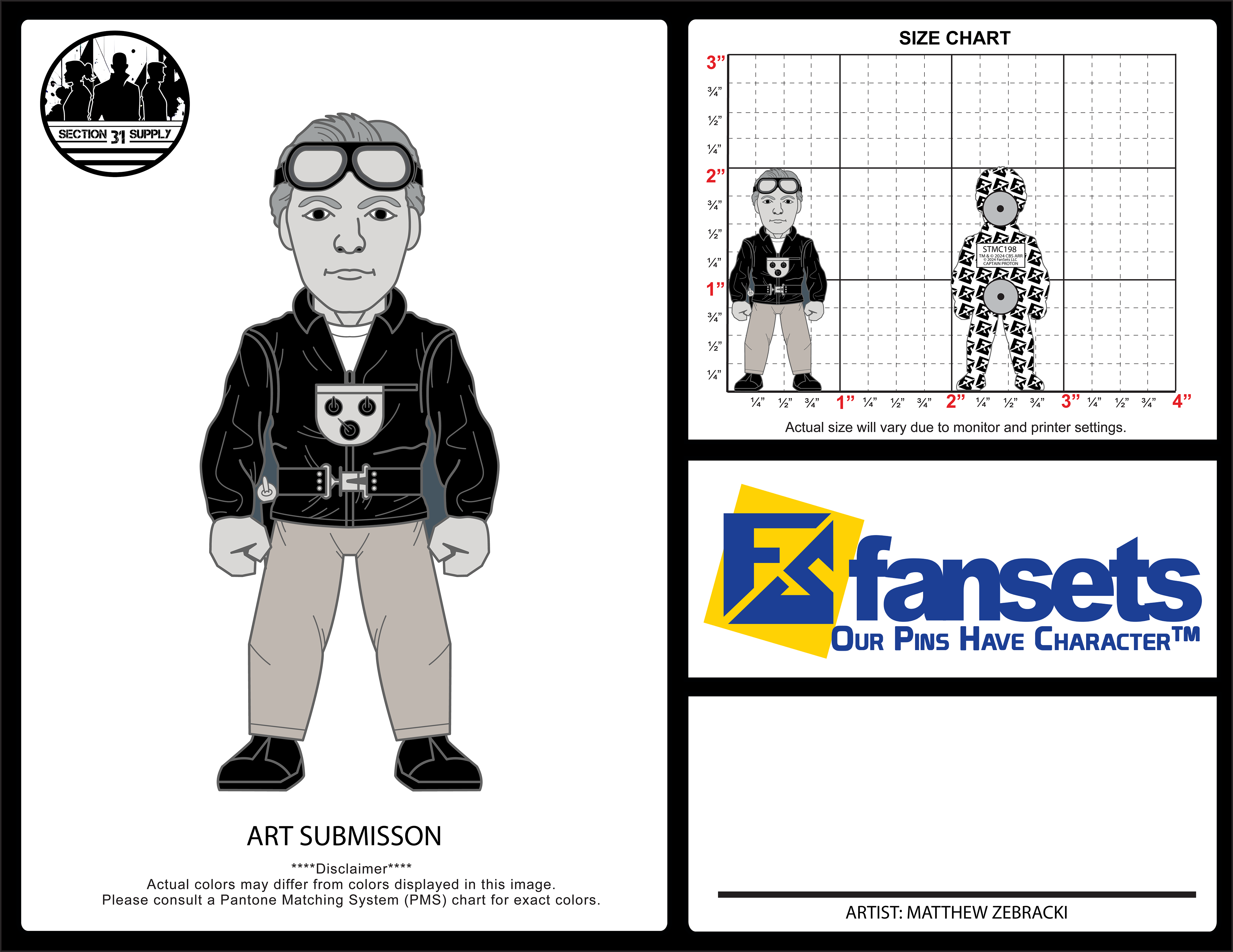 Captain Proton Artist Print