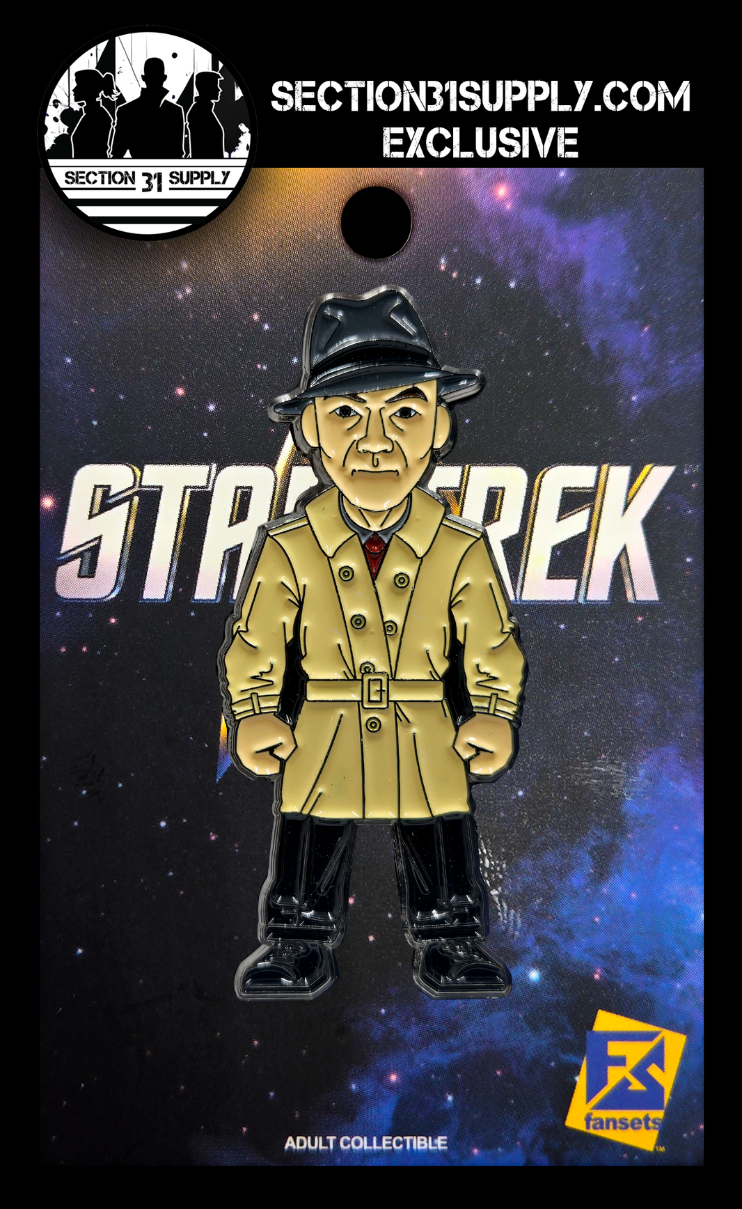 Star Trek: Picard Dixon Hill FanSets pin
