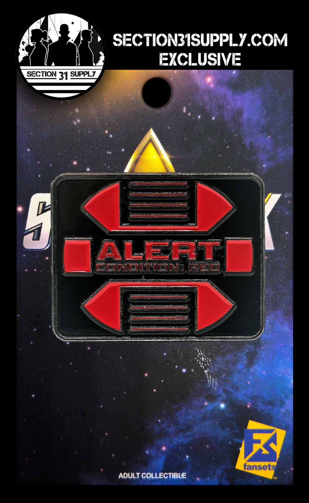 Star Trek: Red Alert FanSets pin