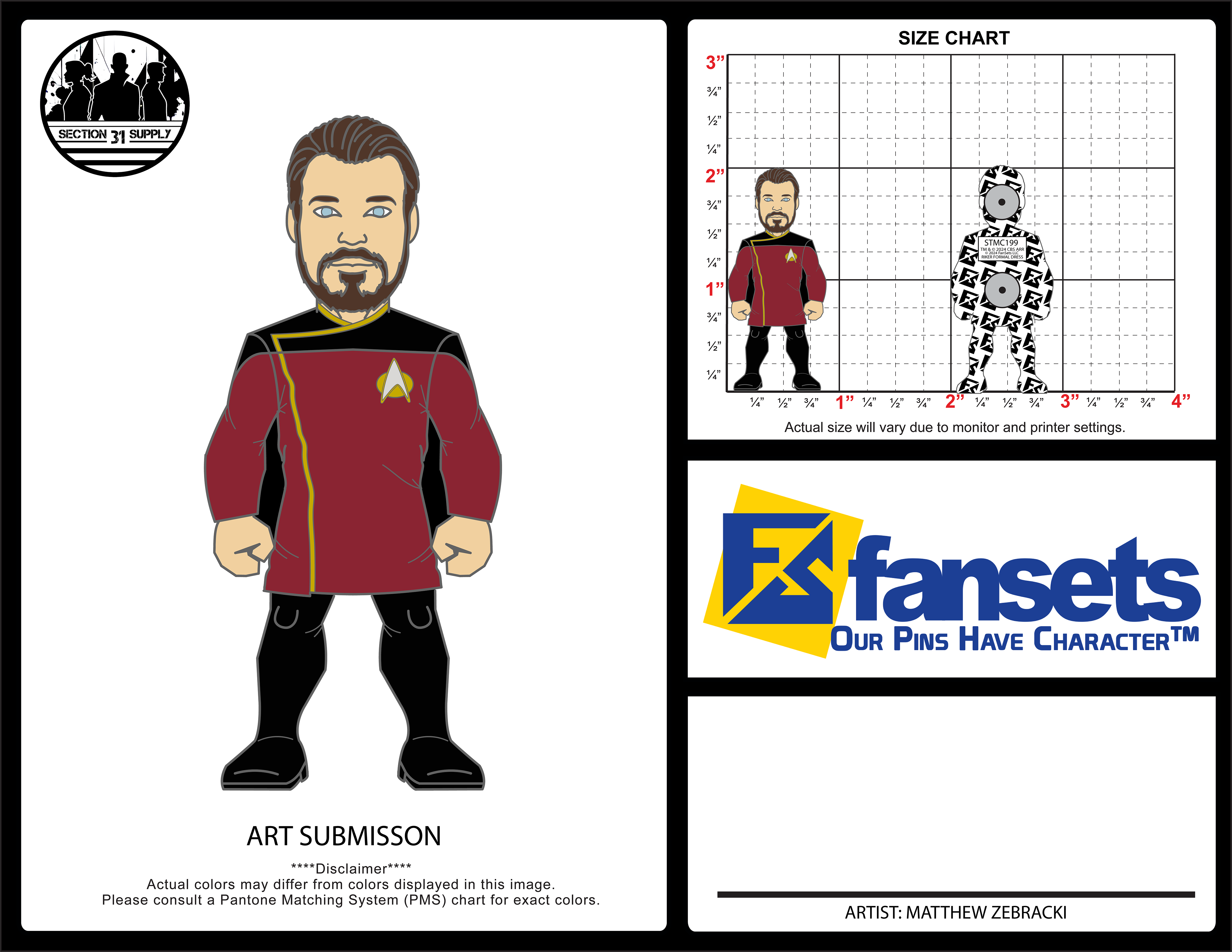Riker Formal Artist Print